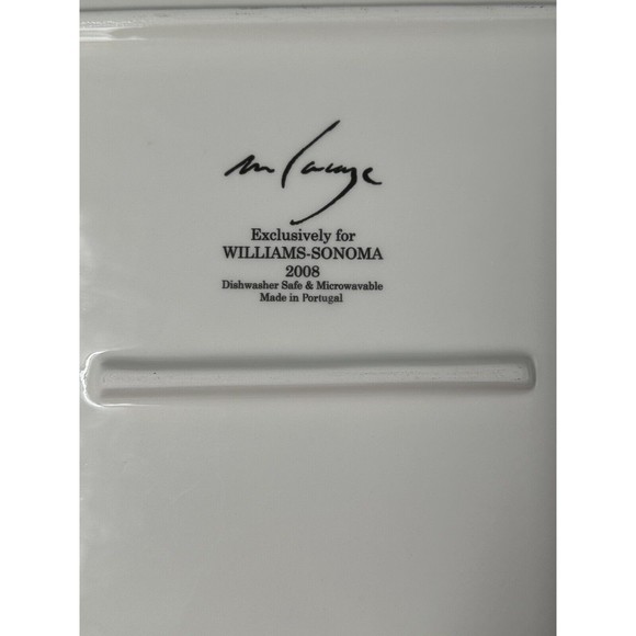 2008 Williams Sonoma Grande Tour Postcard Square Serving Platter by Marc Lacaze - Picture 6 of 7